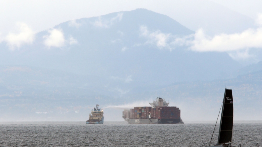 Fire on Cargo Ship Off British Columbia Coast Reported Out