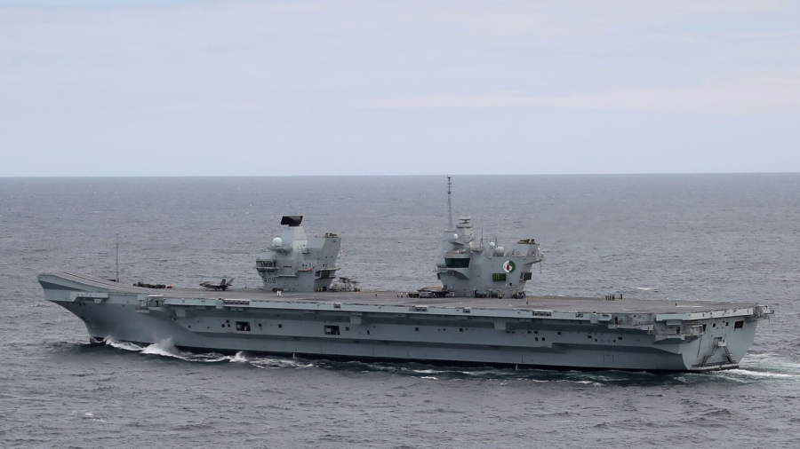 Britain Aircraft Carrier Makes Singapore Stop