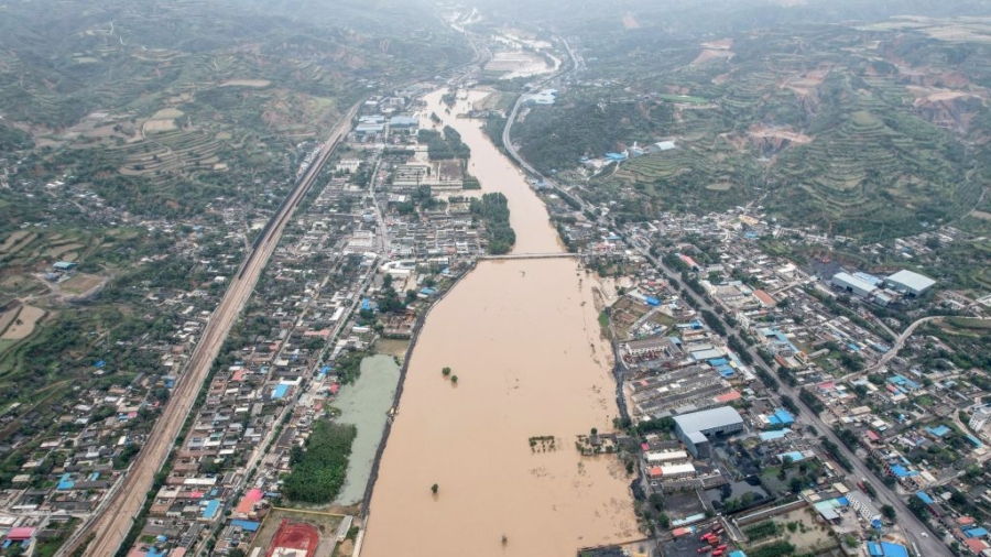 Chinese Village Flooded, Residents Devastated