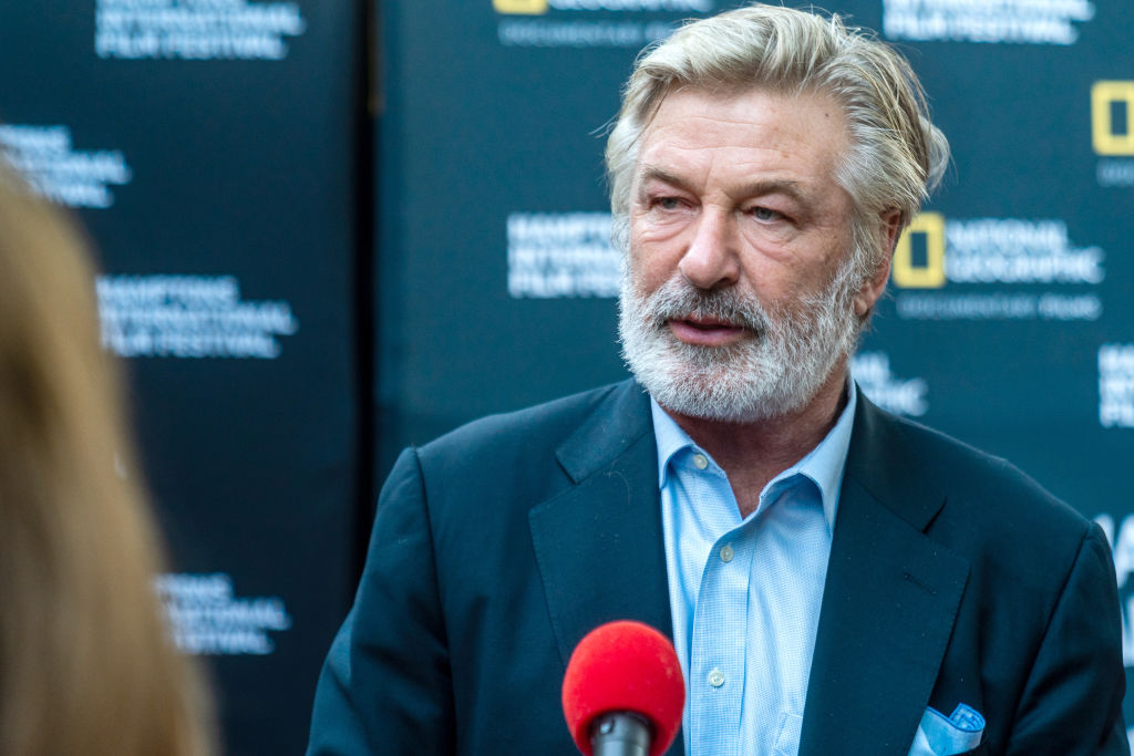 Hamptons International Film Festival Chairman Alec Baldwin attends the World Premiere of National Geographic Documentary Films' 'The First Wave' at Hamptons International Film Festival in East Hampton, N.Y., on Oct. 7 , 2021. (Mark Sagliocco/Getty Images for National Geographic)