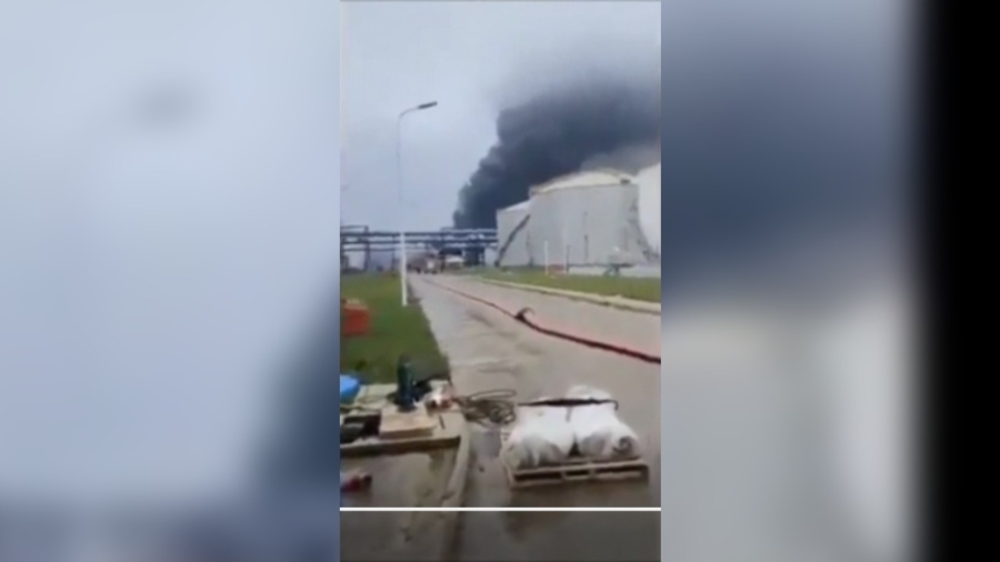 Large Fire in Major Oil Refinery in Kuwait