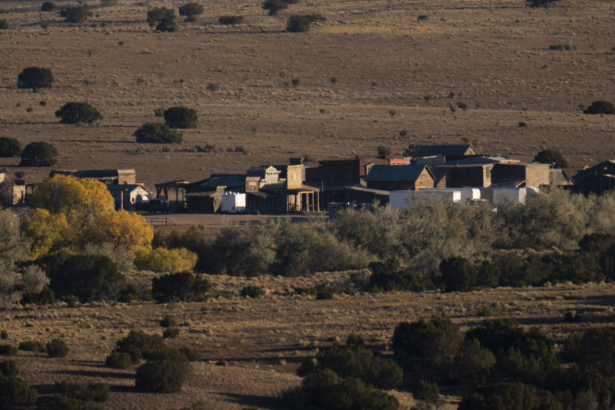 The Bonanza Creek Film Ranch is seen in Santa Fe, N.M., on Oct. 23, 2021. (Jae C. Hong/AP Photo)