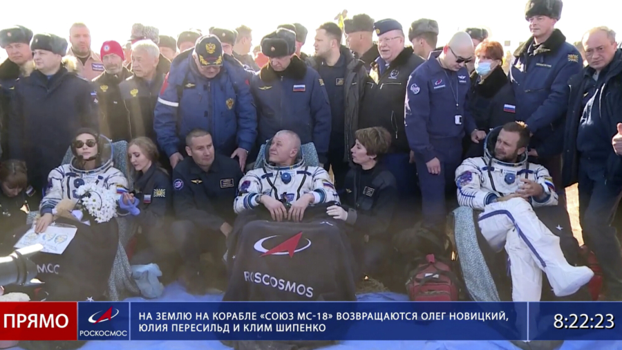 Russian Filmmakers Land After Shoot Aboard Space Station