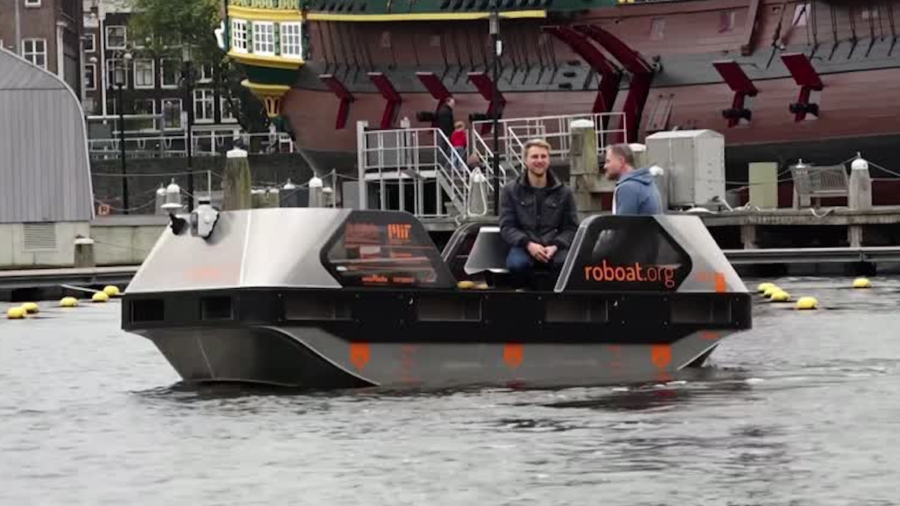 Amsterdam Unveils Self-Driving Boat