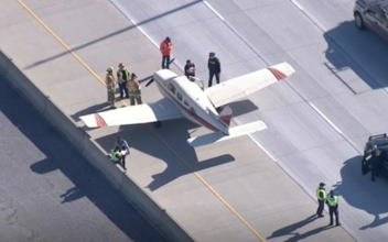 Small Plane Lands on Major Canada Highway