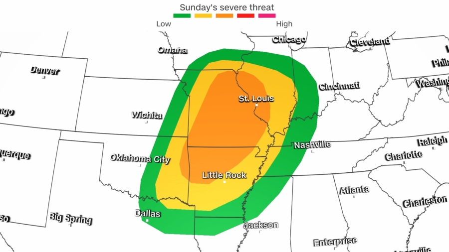 A Multi-Day Severe Storm Event Will Impact More Than 50 Million People From Oklahoma to New Jersey