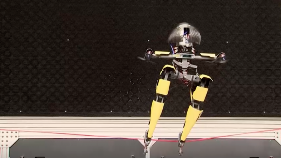 Researchers Create Tightrope-Walking Robot