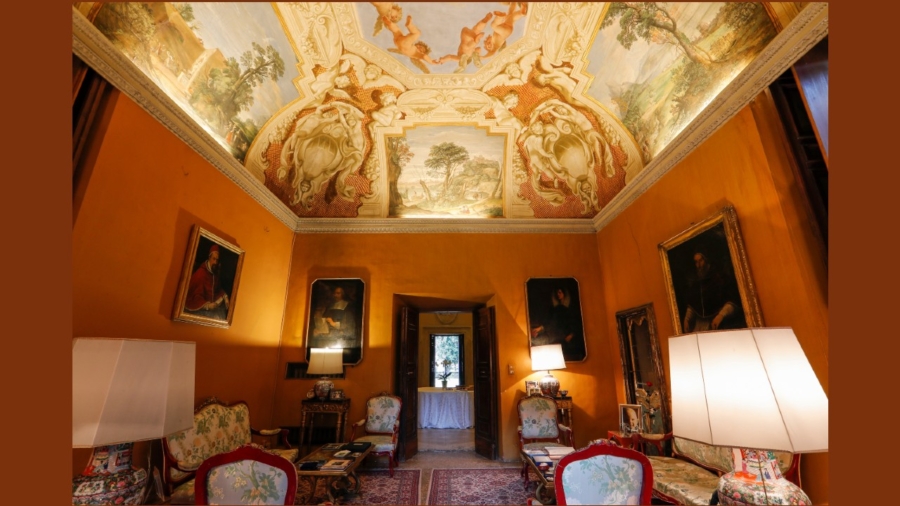 Historic Rome Villa With World’s Only Caravaggio Mural Is up for Auction