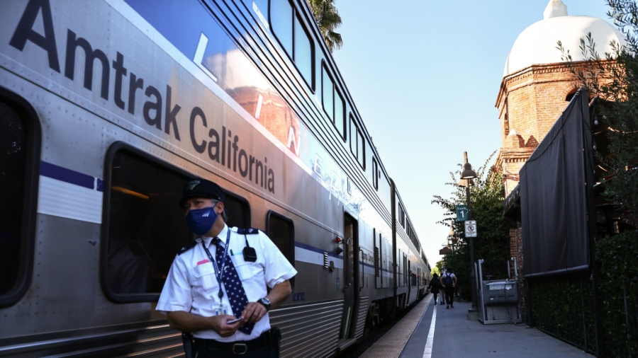 Amtrak Train Crashes Into Truck in California