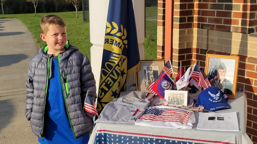 4th Grader Organizes Event for Veterans Day