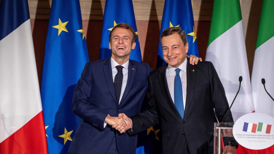 Italy and France Sign Treaty