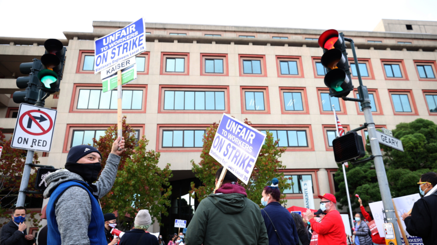 Thousands Strike at Numerous California Hospitals