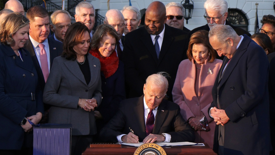 Biden Signs 'Historic' Infrastructure Bill