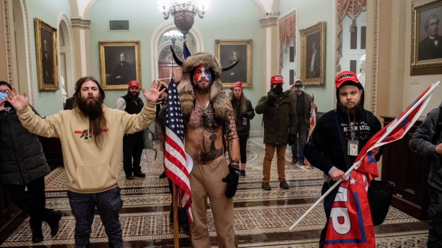 ‘QAnon Shaman’ Jacob Chansley Sentenced to More Than 3 Years in Prison for Jan. 6 Role