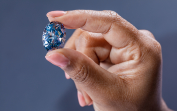 Rare Blue Diamond on Display in New York