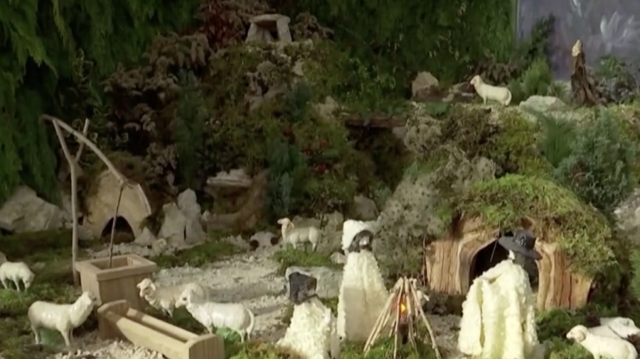 Hungarian Village Creates Huge Nativity Scene