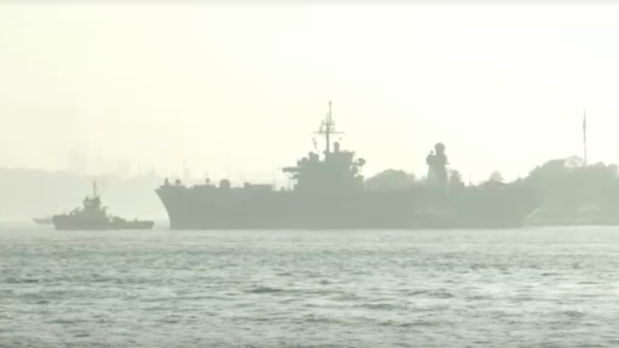 Russian Navy Tracks US Ship Mount Whitney in Black Sea