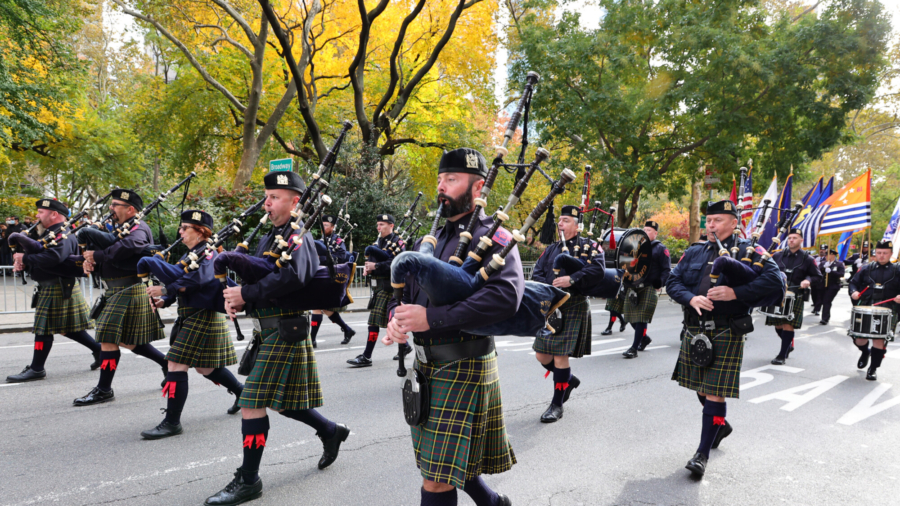 Marching Bands in NYC Veterans Day Parade
