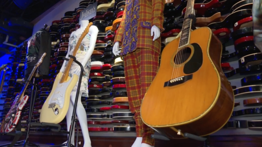 Auction Features Rock Memorabilia
