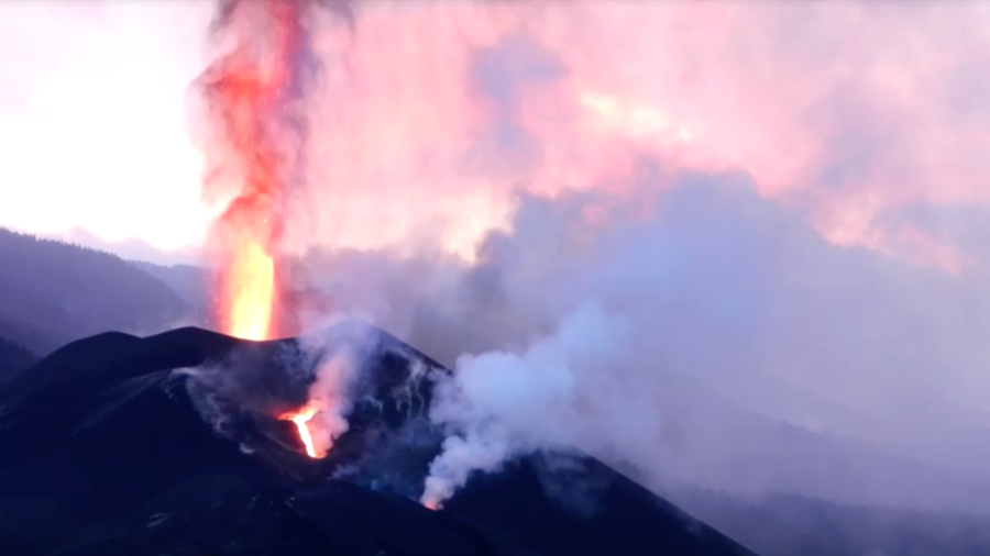 New Vent in La Palma Volcano, More Lava