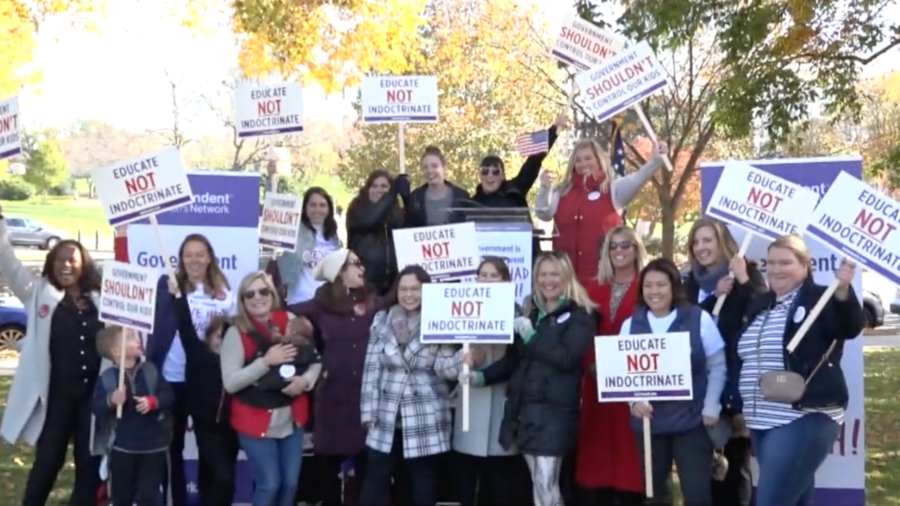 DC Rally Rejects 'Harmful' School Ideology