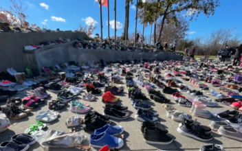 Protest: A Pair of Shoes for Every Unvaccinated Child