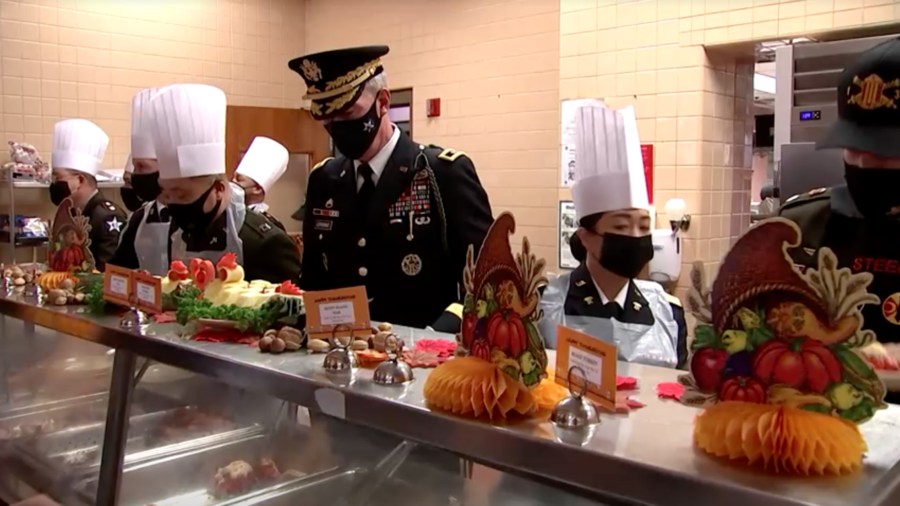 US Troops in South Korea Observe Thanksgiving