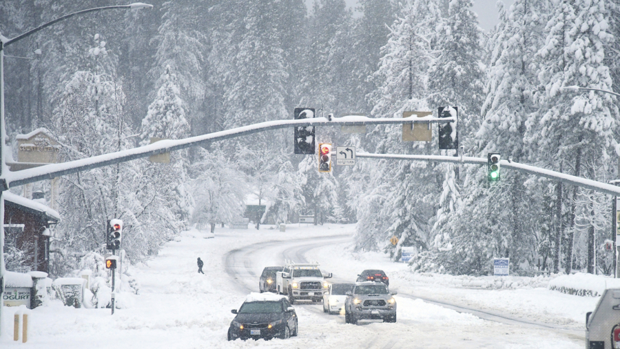 California Snow Storm Shuts Down Part of I-80