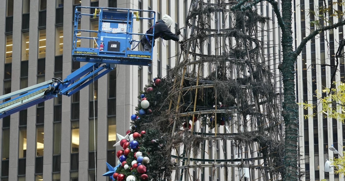 Suspect Arrested After Setting Christmas Tree Ablaze Outside Fox News