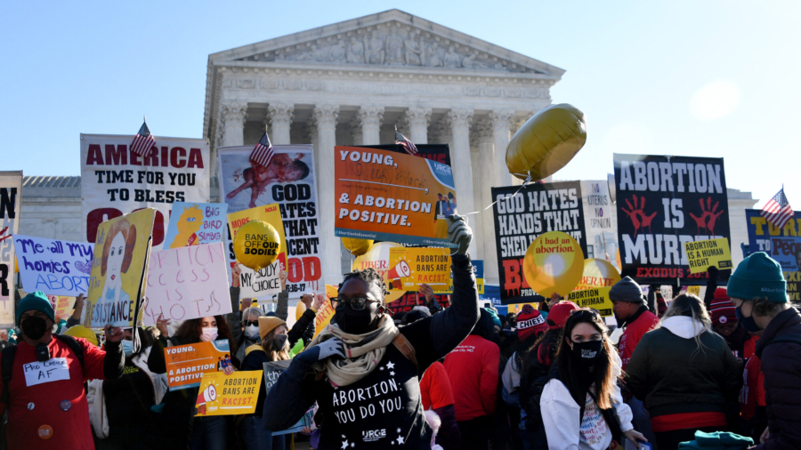 Abortion Protests Erupt Outside Supreme Court