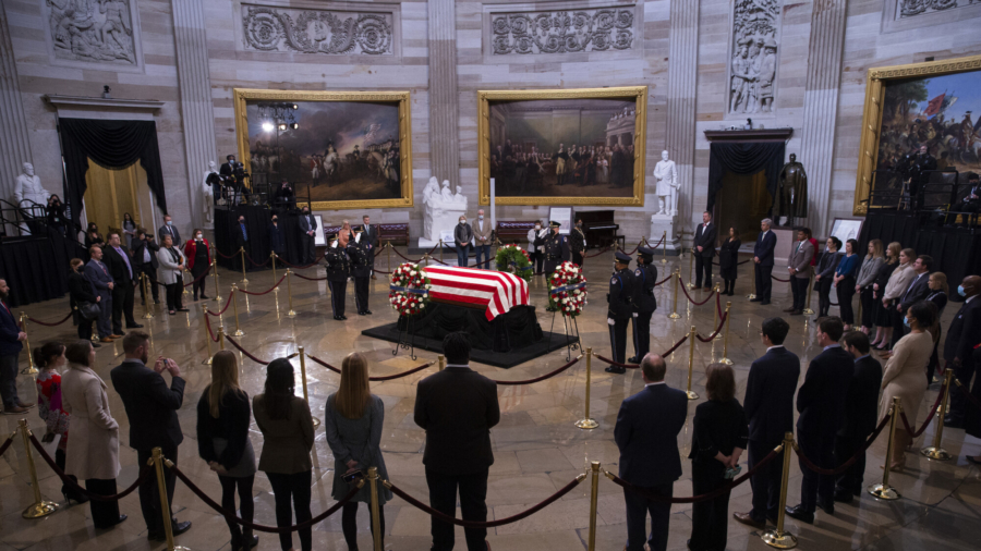 Late Senator Bob Dole Lies in State