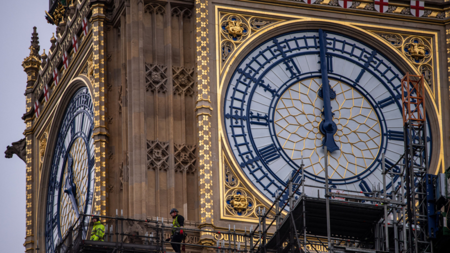Big Ben Prepares for New Year's