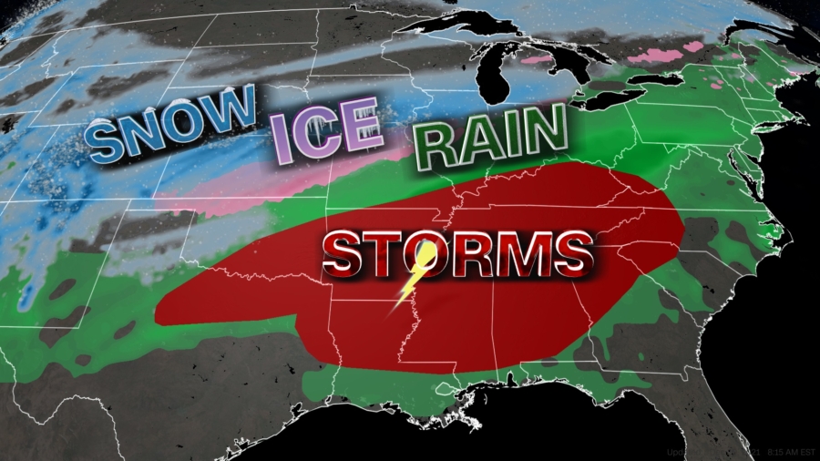 New Year’s Eve Forecast Calls for Severe Storms, Flooding, and Snow