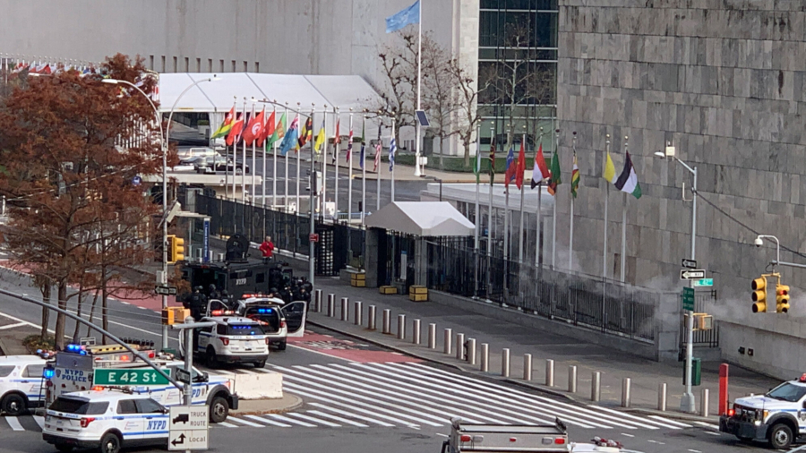 Armed Man Outside UN Arrested After Standoff, Lockdown