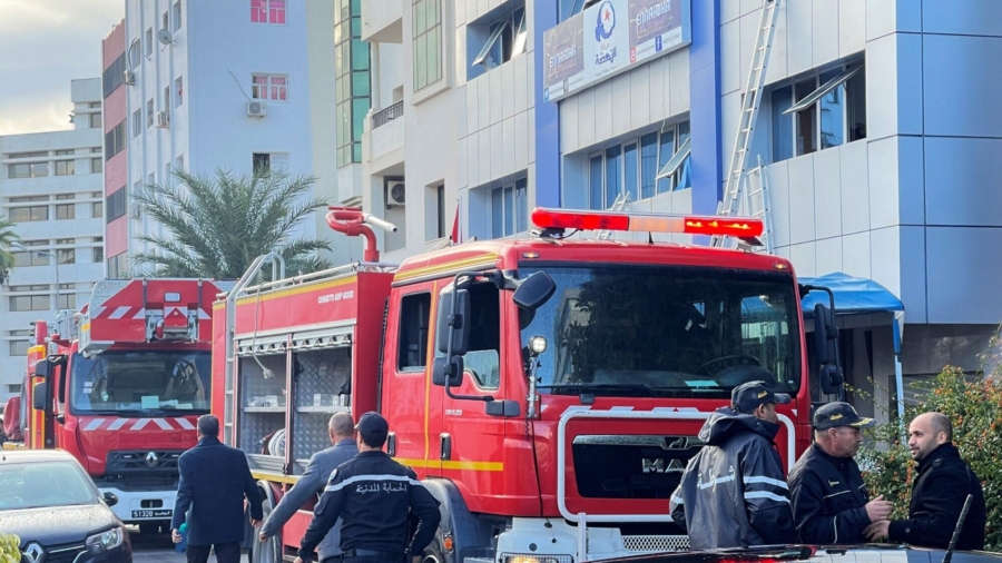 One Person Dies, 12 Injured in Fire at Tunisian Ennahda Party HQ