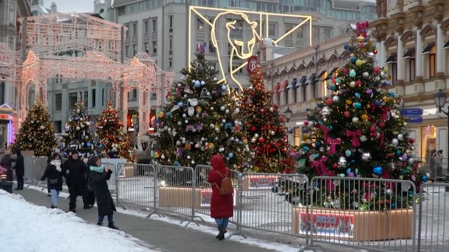 Designer Christmas Trees in Russian Festival