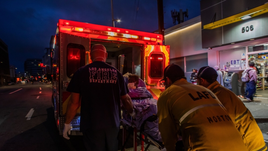 Ambulances Wait for Hours at California Hospitals