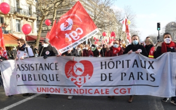 Health Care Workers Protest in France