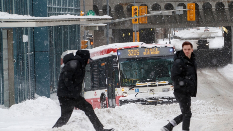 Toronto Residents React to Heavy Snow Storm