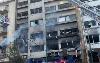 Athens Explosion Damages Buildings, Cars
