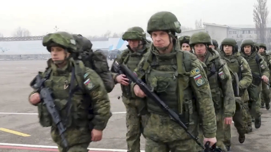 Russian Troops Return From Kazakhstan