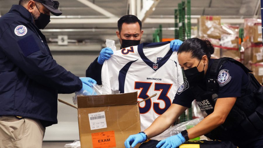 ICE Seizes $97.8 Million of Fake Sports Merchandise