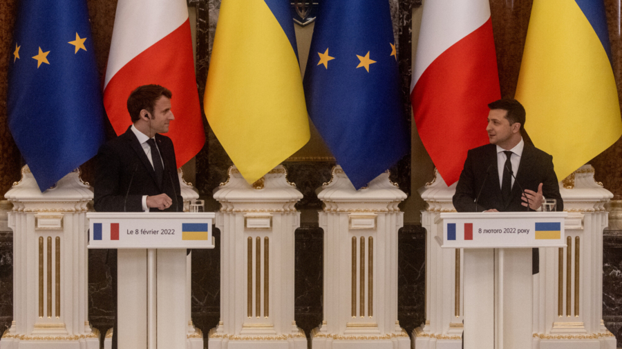 Macron Visits Ukraine After Talks With Putin