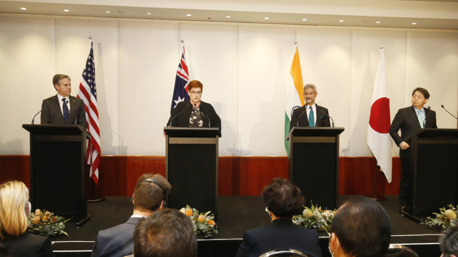 Quad Countries Talk China's Threat in Indo-Pacific