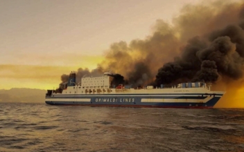 3 Trapped, 8 Missing After Flames Engulf Greece-Italy Ferry