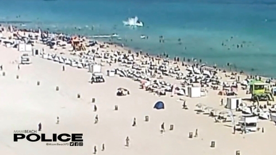 Helicopter Crashes Into Ocean Near Miami Beach Swimmers