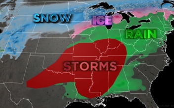 Snow, Sleet, and Freezing Rain to Cross the US in Series of Storms