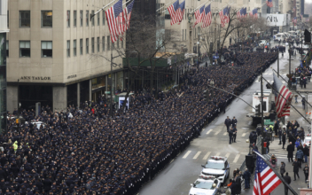 Thousands of Officers Turn Out to Farewell Second of Two Slain Policemen