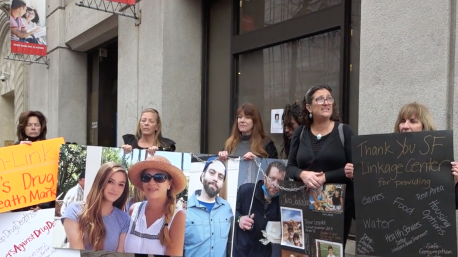 Mothers Protest Alleged Drug Abuse in San Francisco