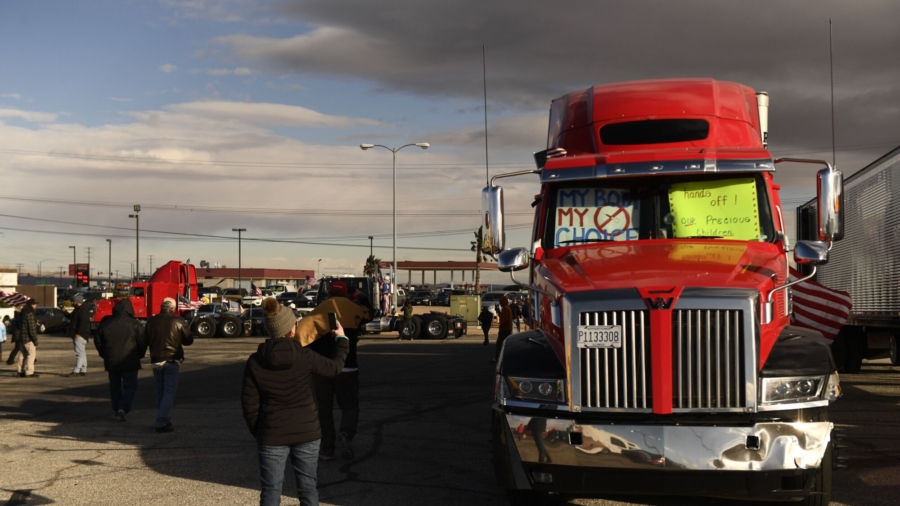 Biden Administration, Pelosi Closely Monitoring Trucker Convoys Heading to Washington